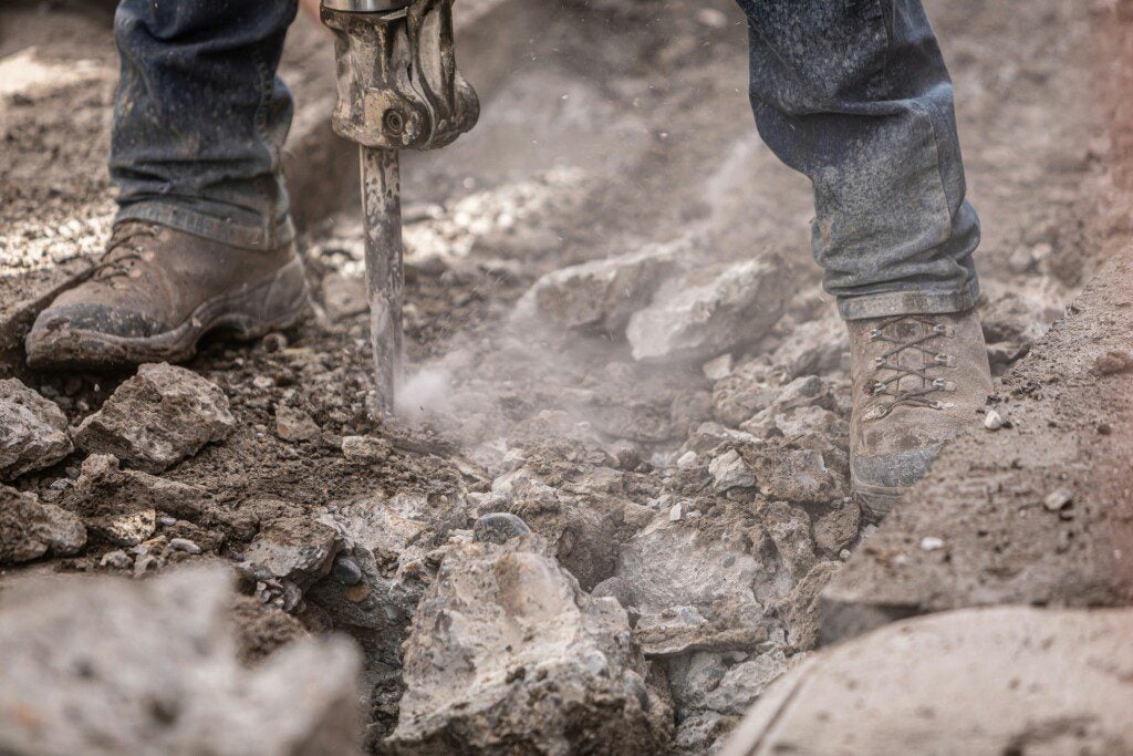 steel toed boots for jobsite