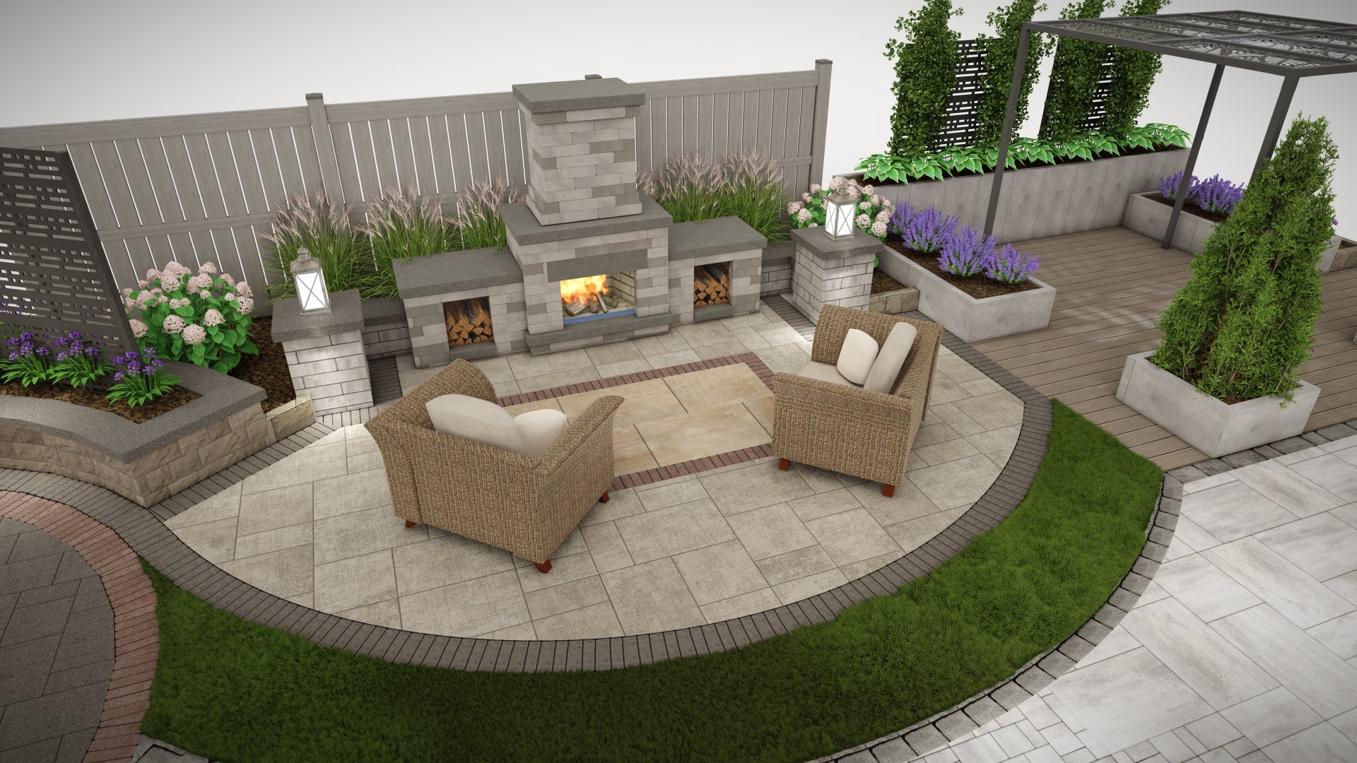 Melville™ Outdoor Fireplace