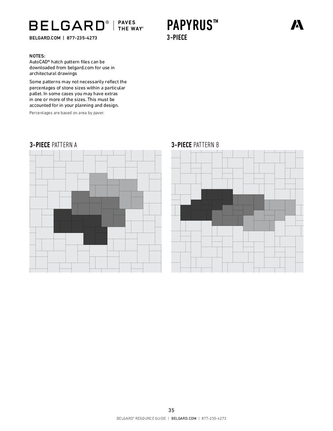 P93 Papyrus Patterns A B Belgard p93-papyrus-patterns-a-b-belgard