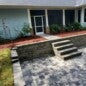 Retaining Wall, Steps & Lower Pavers Patio