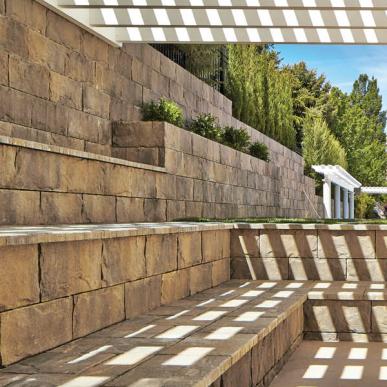Méga-Tandem® Jardinières de Mur de Soutènement