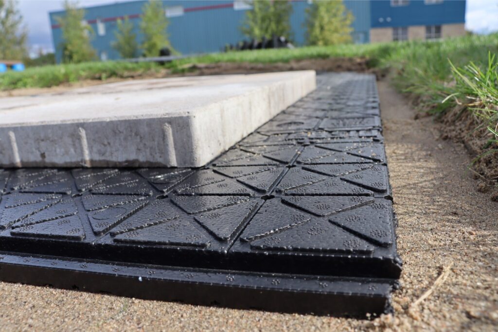 Base pavée Techniseal avec pavée 