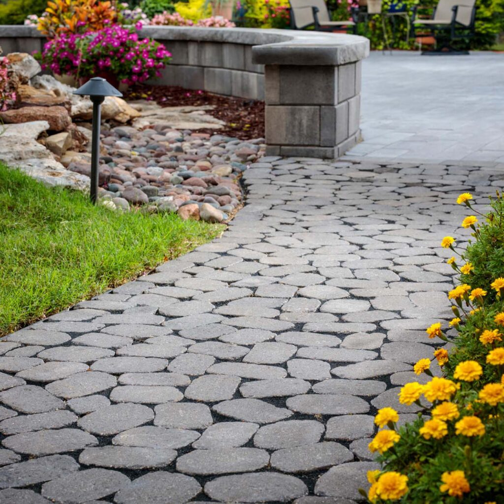 Chemin pavé® belge couleur clair de lune