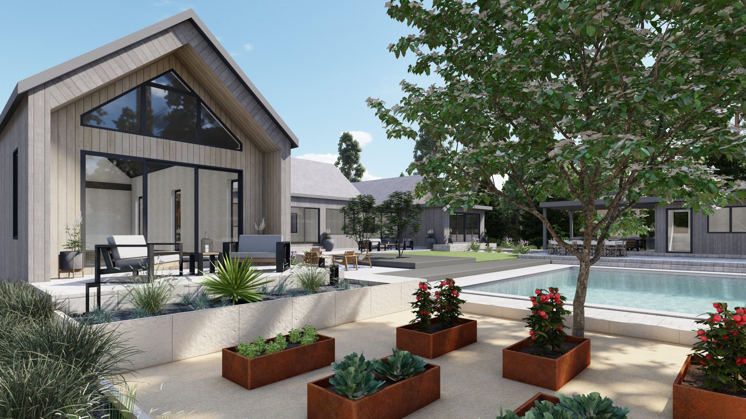 Yardzen design render