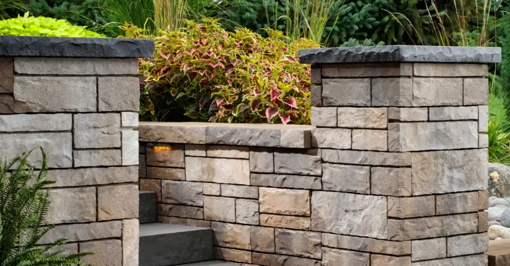 retaining wall staircase